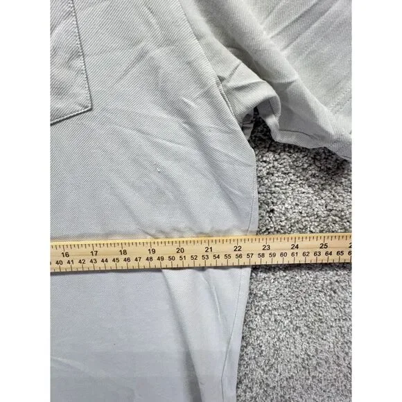 Travis Mathew Mens Polo Shirt Golf X-Large Off-White Pima Cotton Blend Brickyard - Picture 6 of 11